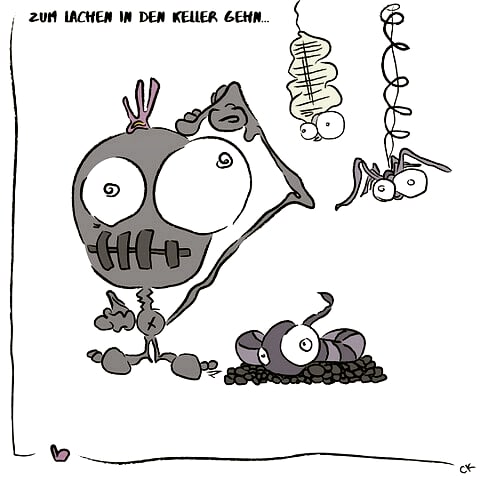 Comic "Zum Lachen in den Keller gehen" Made by Chaoskind